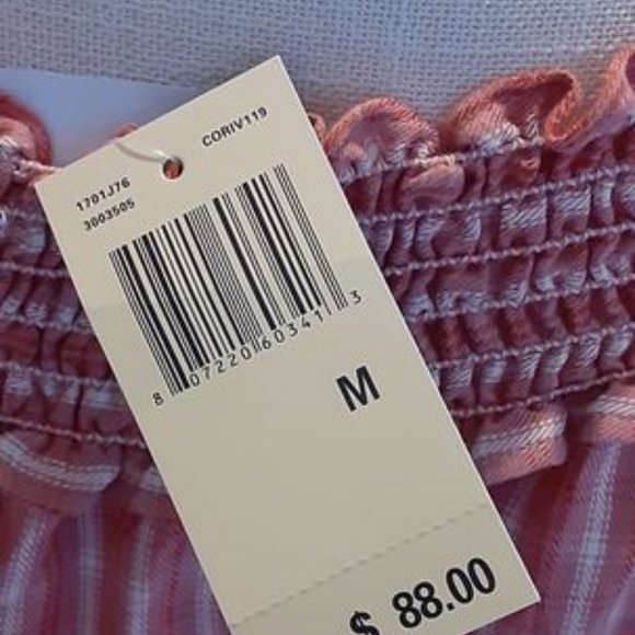 NWT MAX EDITION Peasant Blouse Rayon/Poly Blend Size Medium - Picture 4 of 8